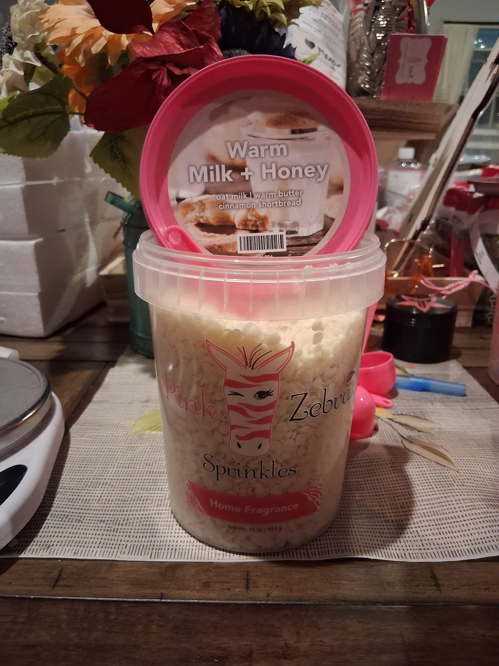 Pink Zebra Warm Milk + Honey Sprinkles -
